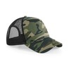 Trucker cap - MOD.  B694:Jungle Camo, front: 100% cotton, bok i back: 100% polyester, Black, One Size